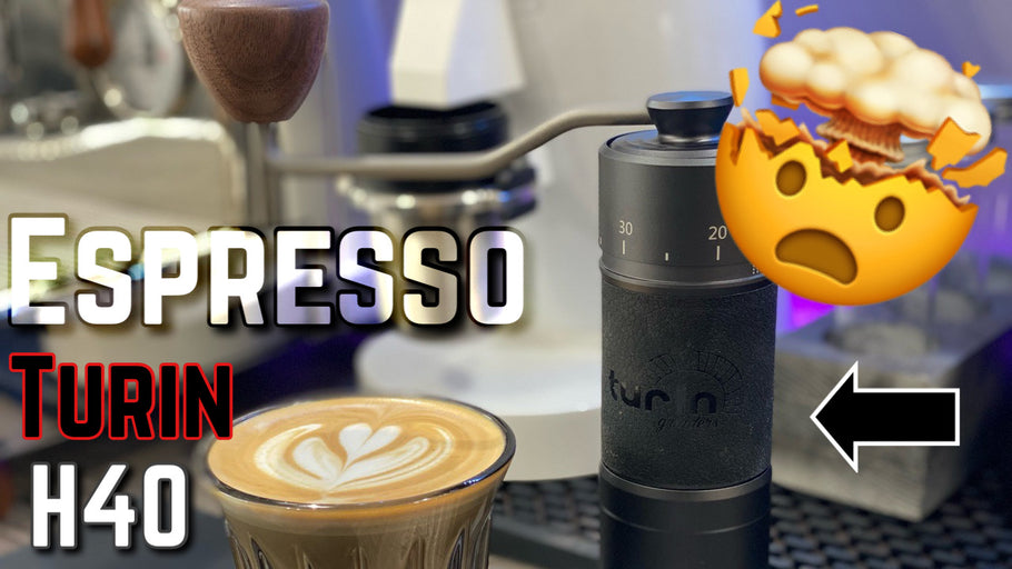 Pulling A Shot Of Espresso On The Turin H40 Hand Grinder- A First Look/First Shot Of Espresso