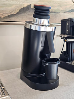 Turin DF83 Gen 2 — front view of black grinder