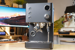 Turin Legato V2 — black machine, front view