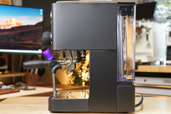 Turin Legato V2 — black machine in side profile