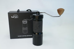 Turin H40 V2 — grinder beside retail box