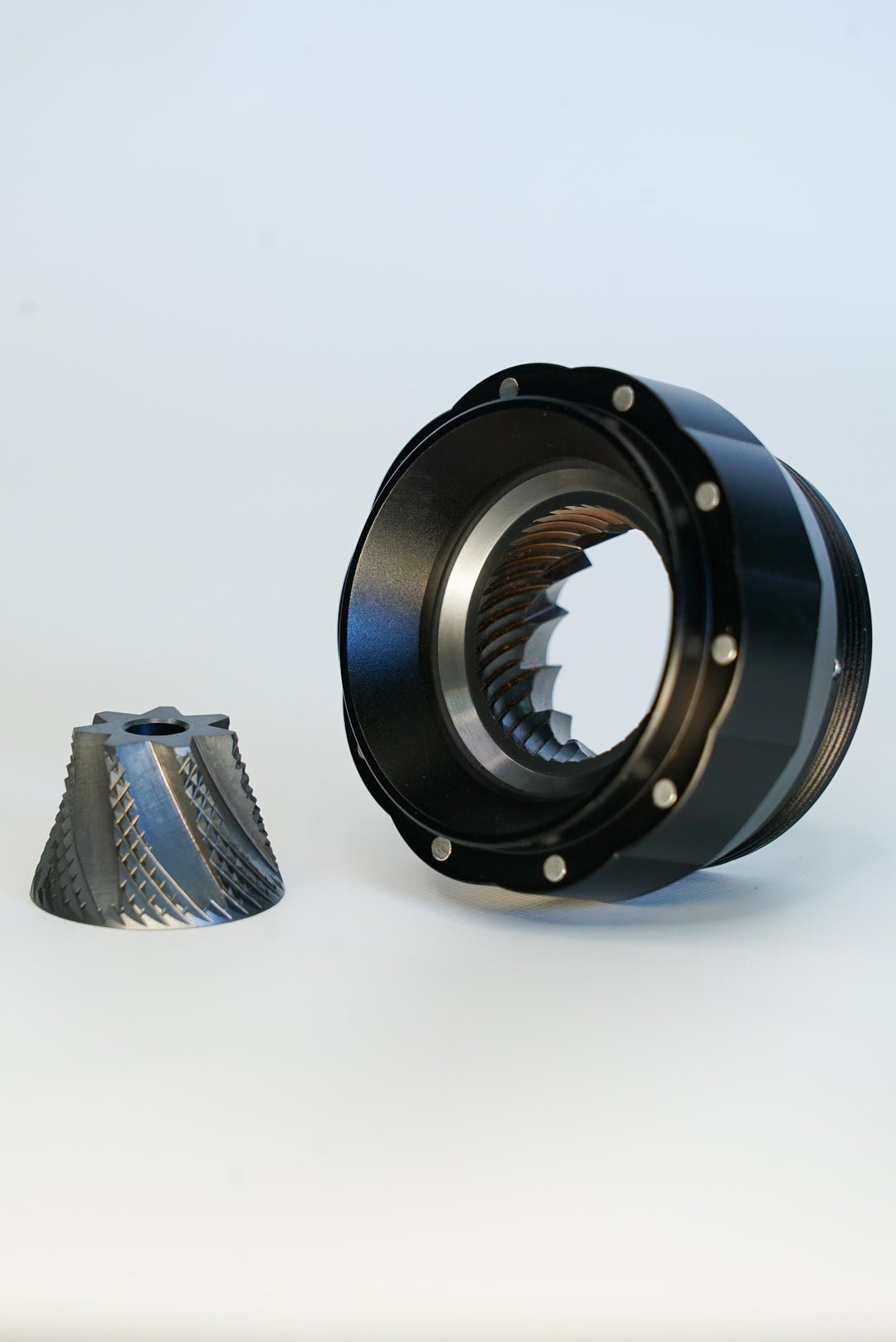 Turin H40 V2 — conical burr and lower assembly