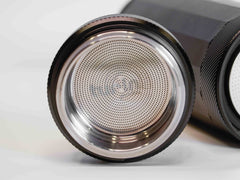 Turin portable coffee system — 51mm coffee basket close-up