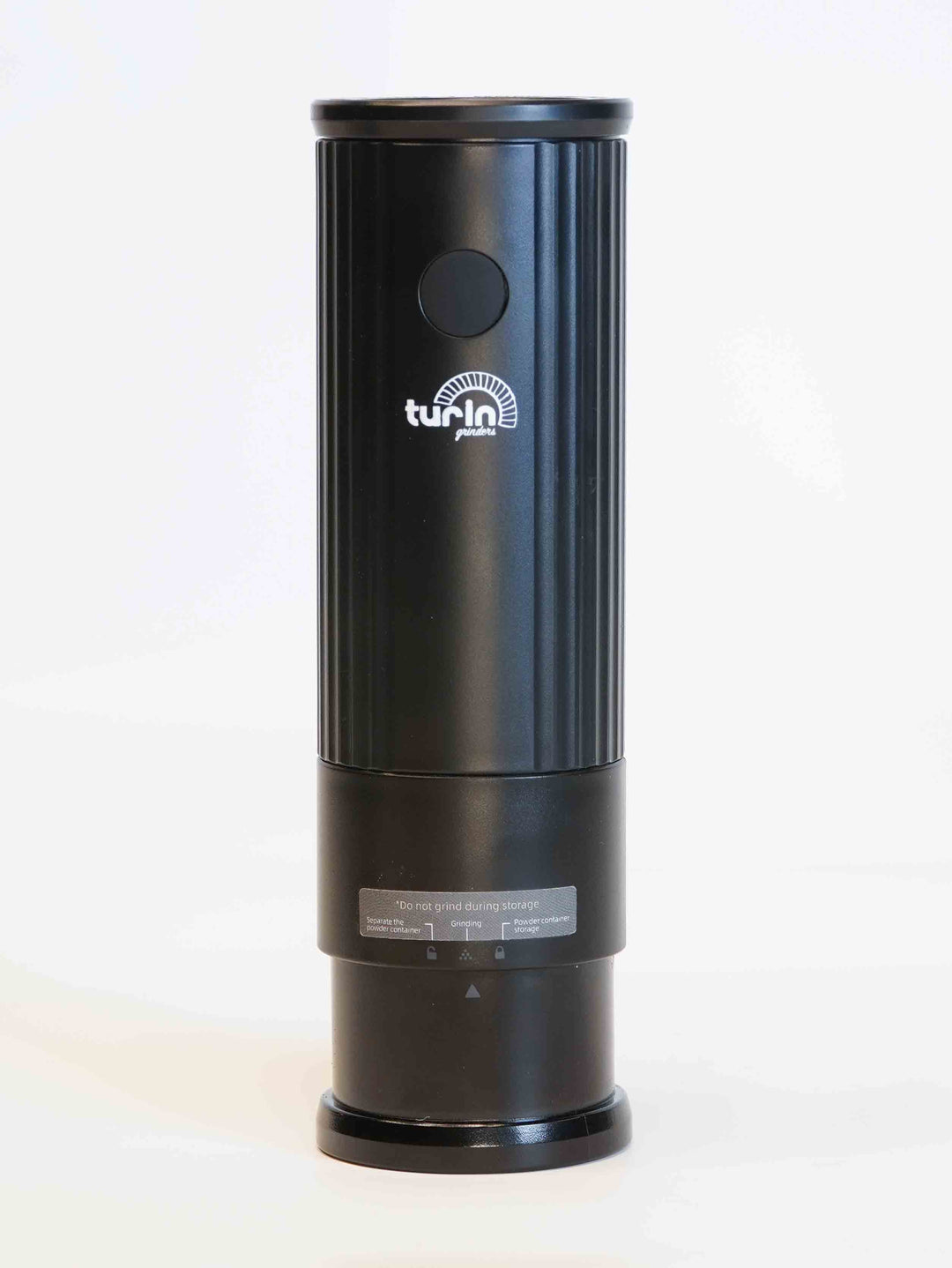 Turin TrekGrind — grinder with collection cup extended