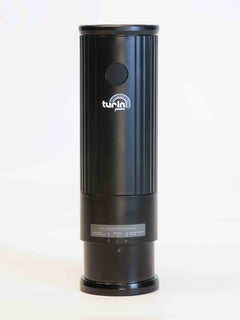 Turin portable coffee system — TrekGrind with collection cup extended