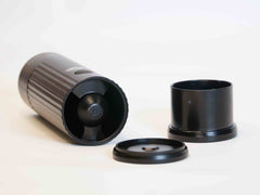 Turin portable coffee system — TrekGrind lower assembly disassembled
