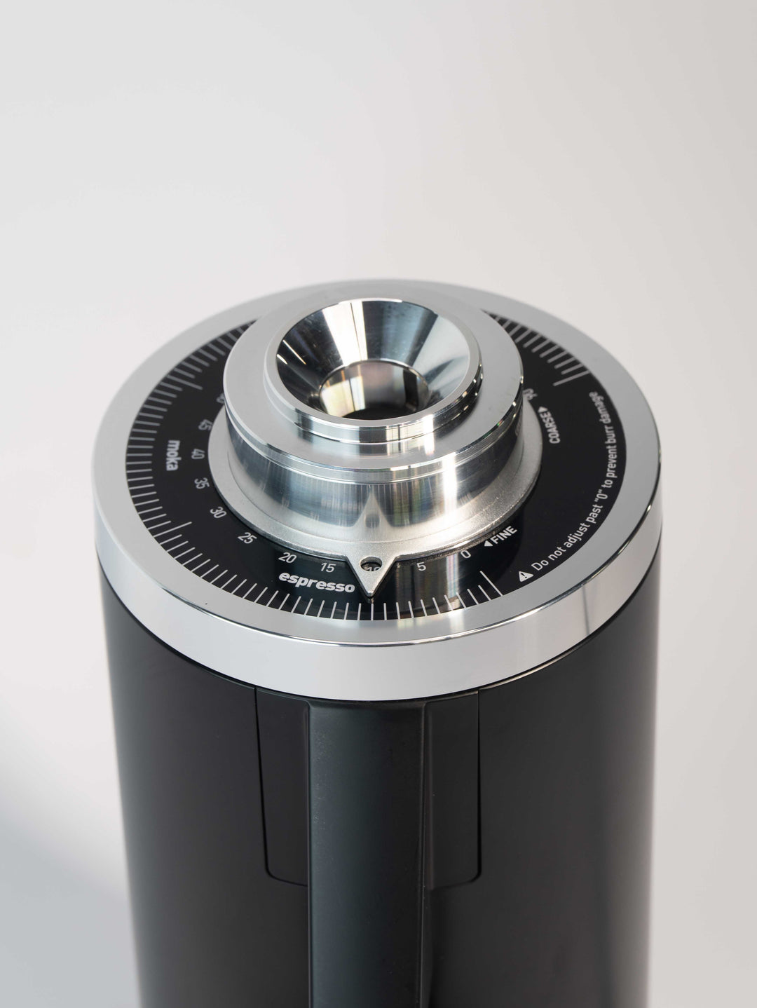 Turin DF83 Gen 2 — anti-popcorn inlet and grind collar