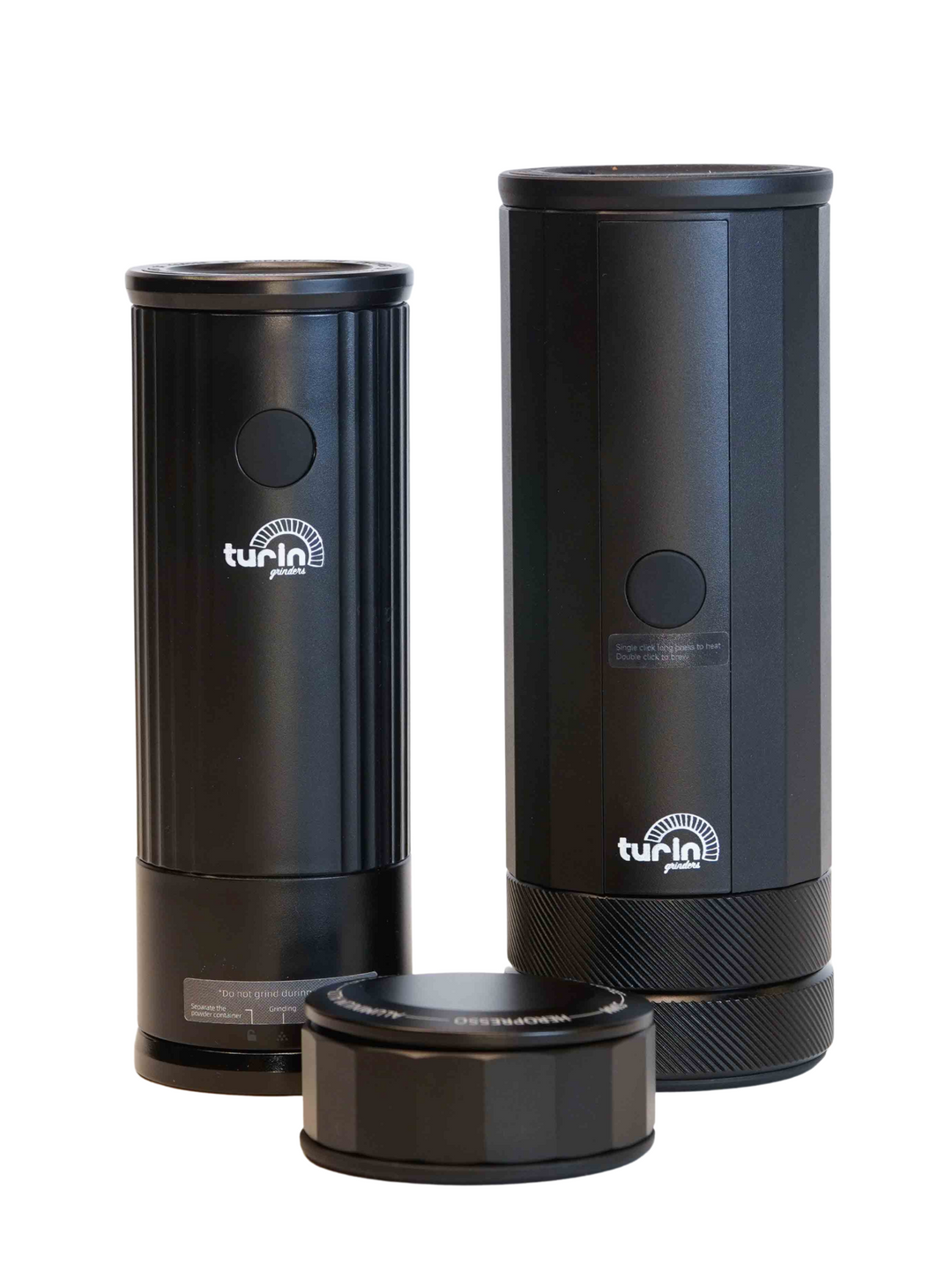 Turin portable coffee system — TrekBrew and separately sold TrekGrind