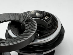 Turin DF64V — pair of earlier coated flat burrs